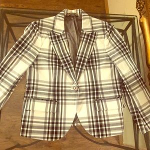 Authentic Gucci Plaid Blazer - small
